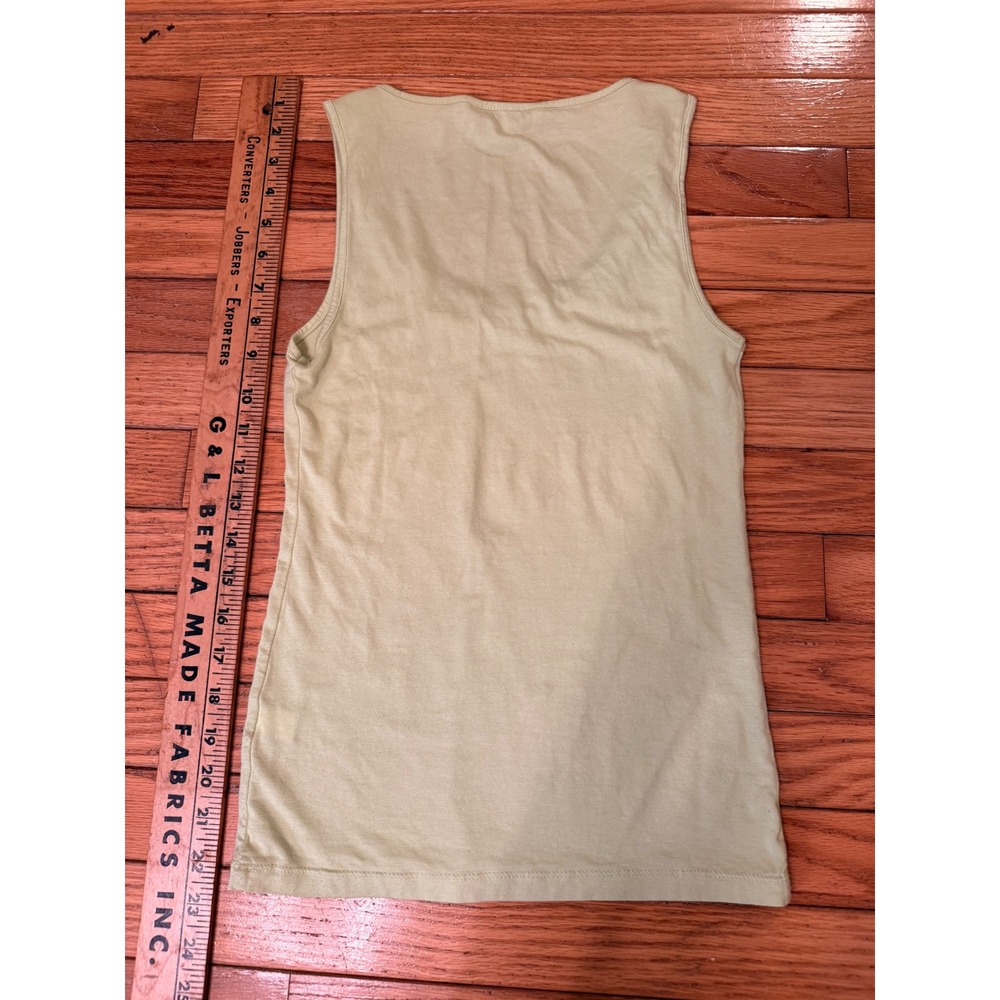 Y2K 2000s style Banana Republic Womens Green‎ Scoop Neck Tank Top - Picture 5 of 7